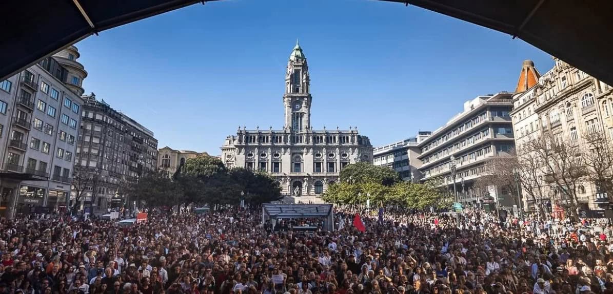 Porto celebra os 50 anos do 25 de Abril com música, homenagens e fogo de artifício